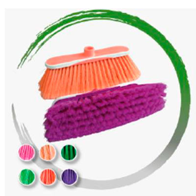 ESCOBA DE PLASTICO TIPO CEPILLO EXTRA SUAVE ITALIA